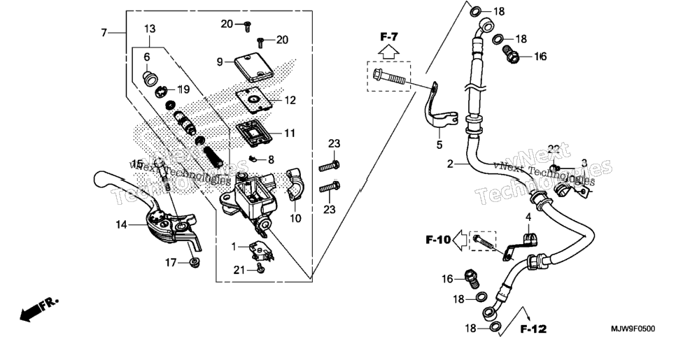 Front Brake Master Cylinder (1)