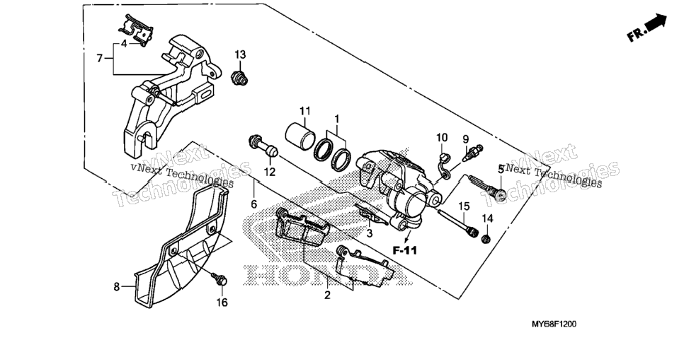 Rear Brake Caliper