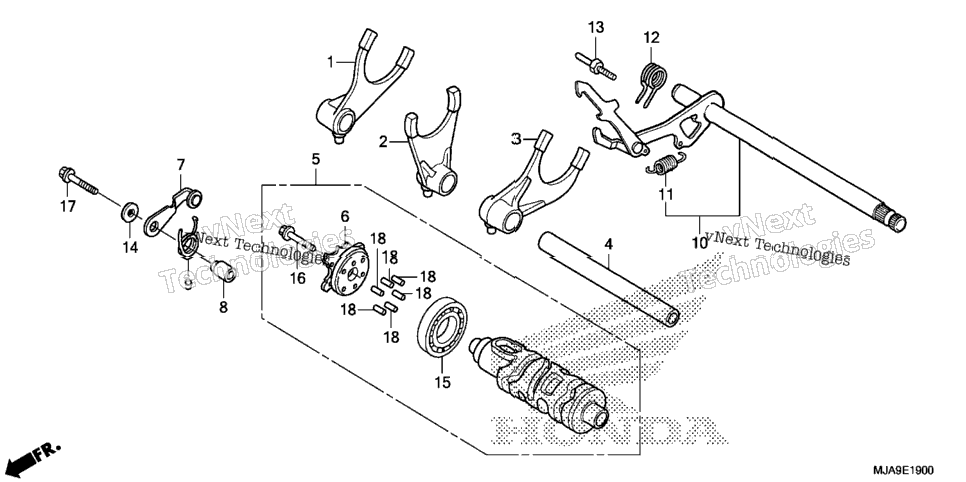 Gear Shift Drum