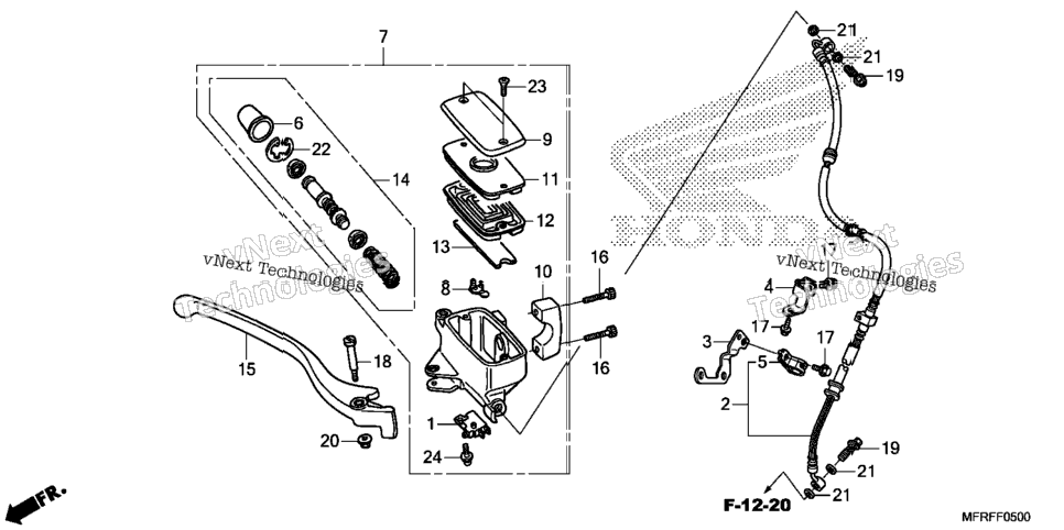 Front Brake Master Cylinder (1)