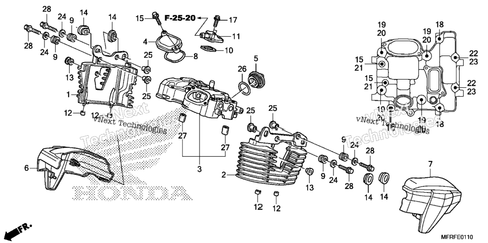 Rear Cylinder Head Cover