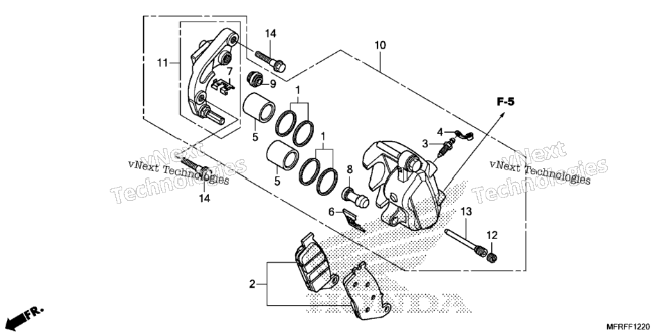 Front Brake Caliper (1)