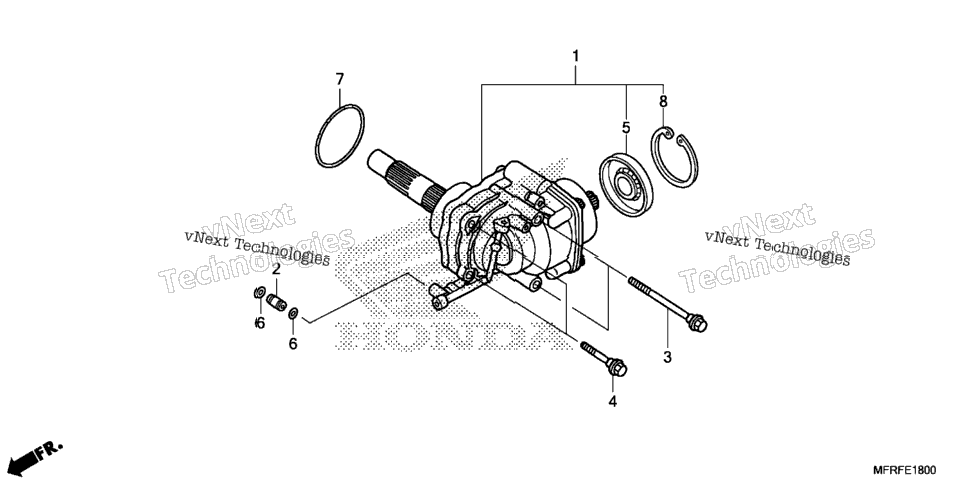 Side Gear Case