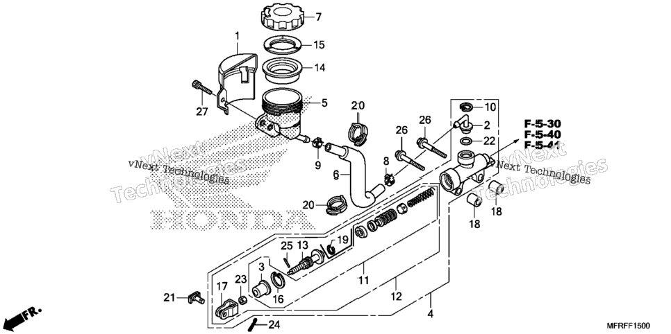 Rear Brake Master Cylinder