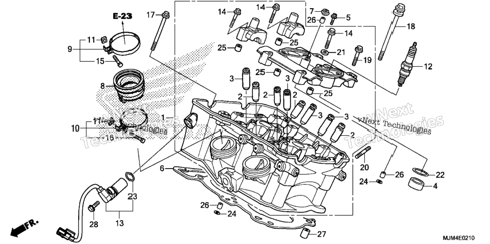 Cylinder Head (Rr.)