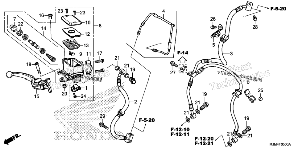 Front Brake Master Cylinder