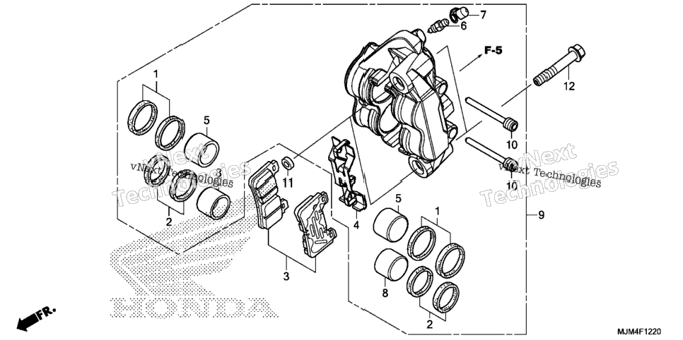 Left Front Brake Caliper (1)