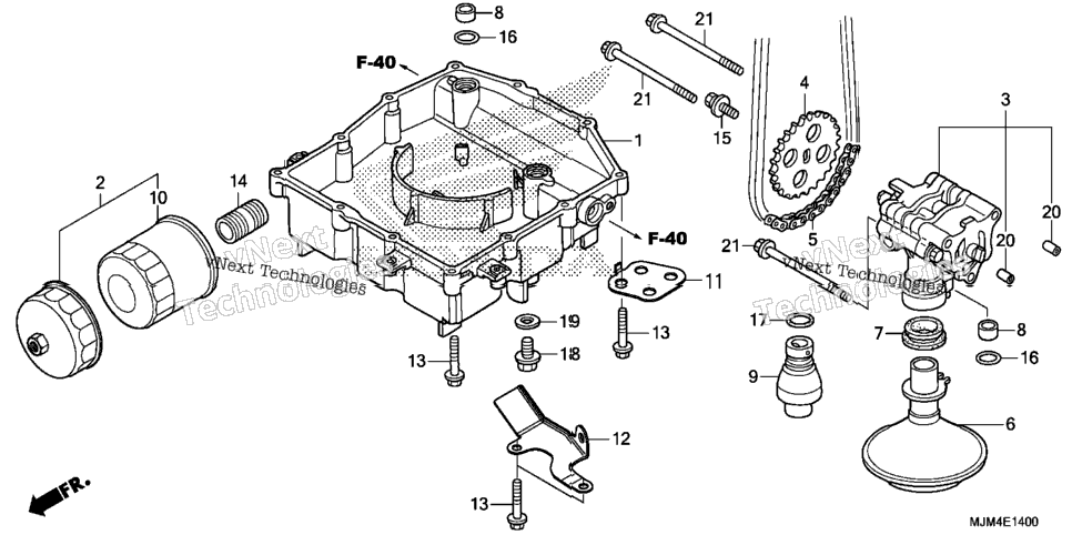 Oil Pan + Oil Pump