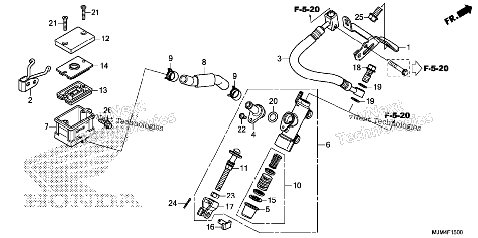 Rear Brake Master Cylinder