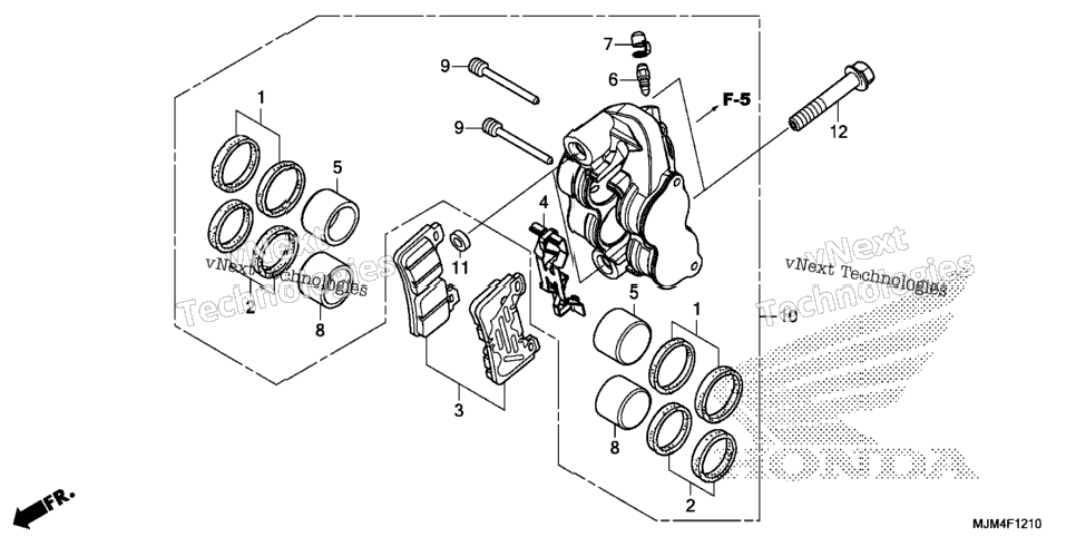 Right Front Brake Caliper (1)