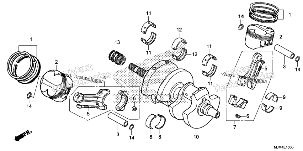 Crankshaft + Piston