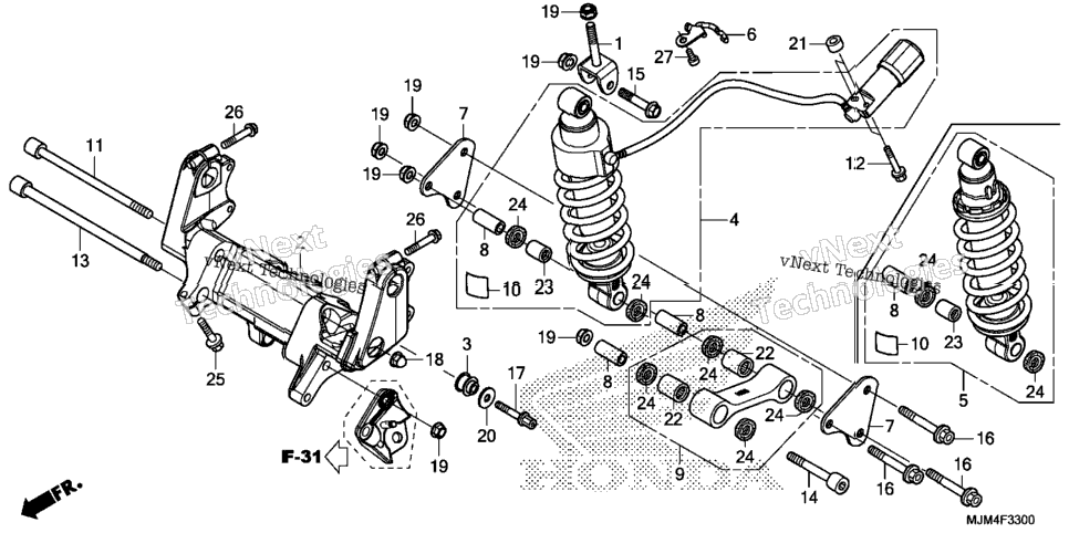 Rear Shock Absorber