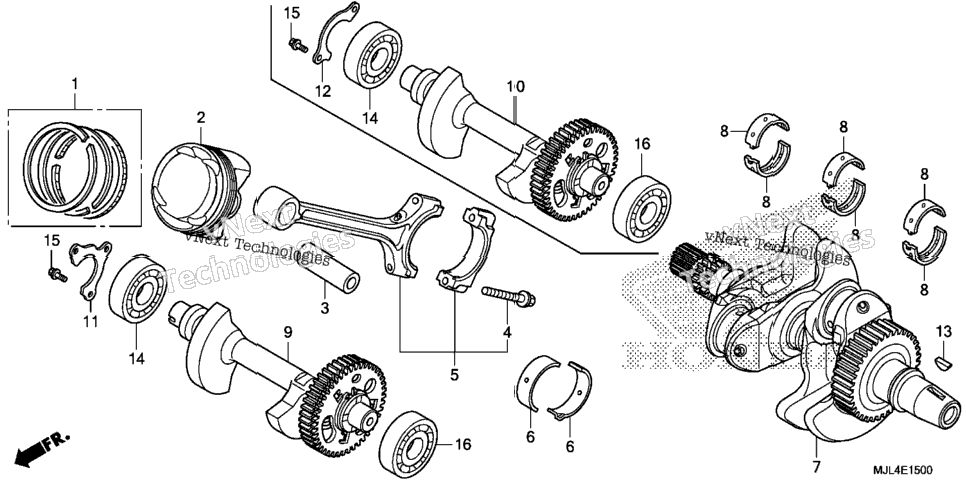 Crankshaft + Piston