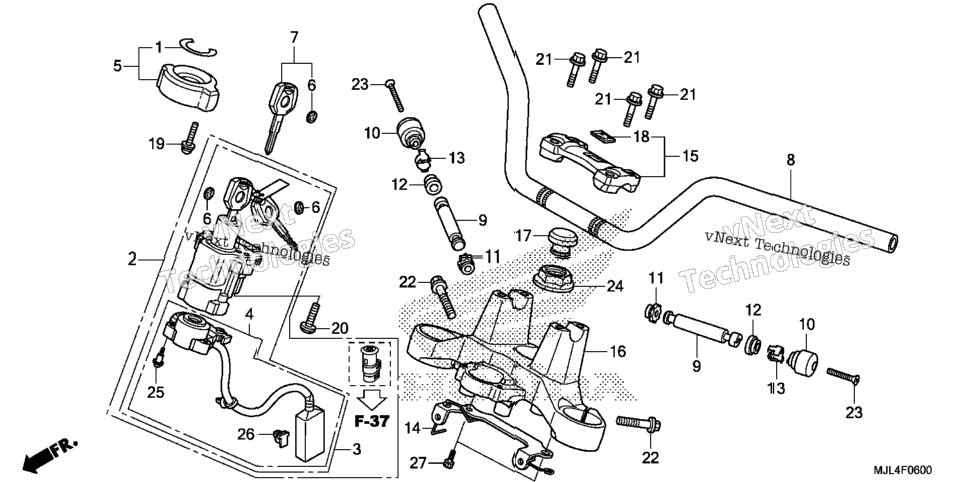 Handlebar + Top Bridge