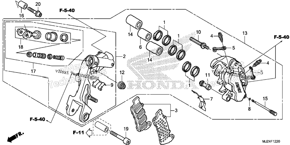 Left Front Brake Caliper
