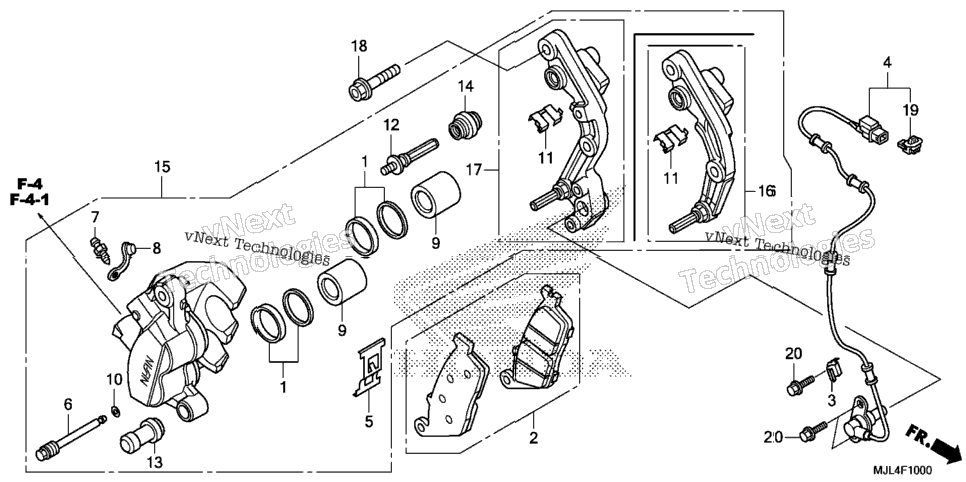 Front Brake Caliper