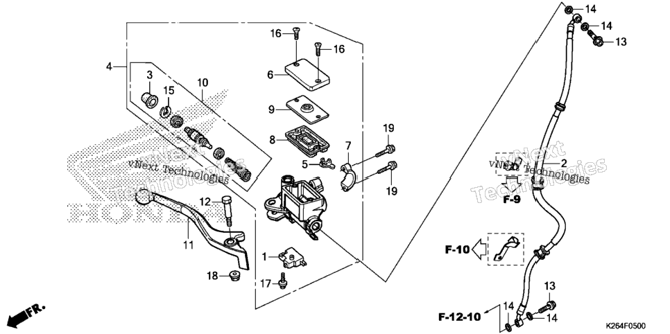 Front Brake Master Cylinder