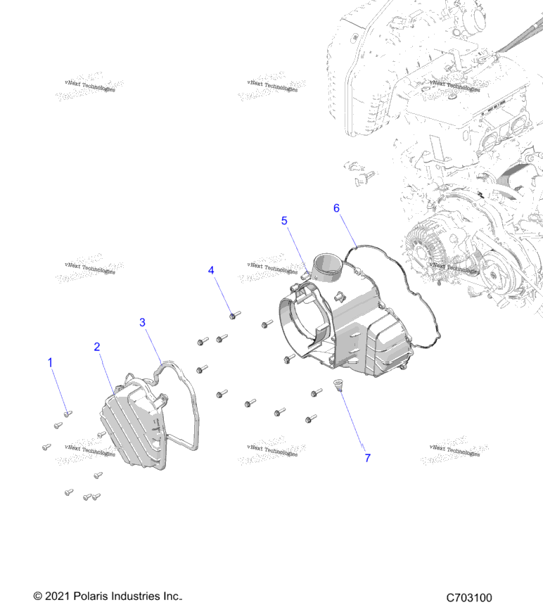 Engine, Crankcase And Crankshaft