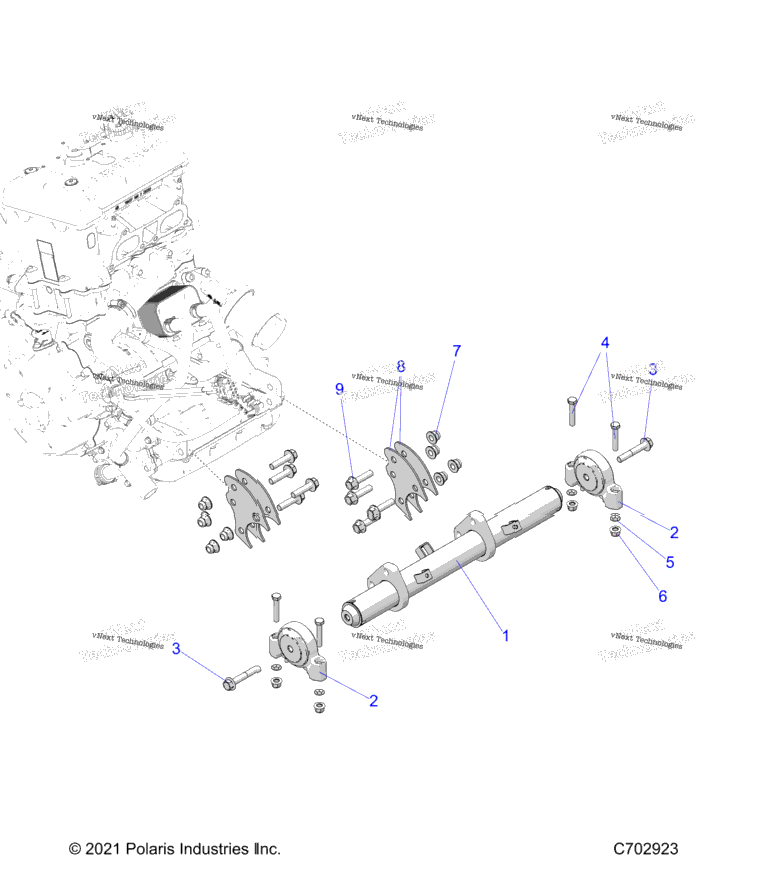 Engine, Mounting & Long Block