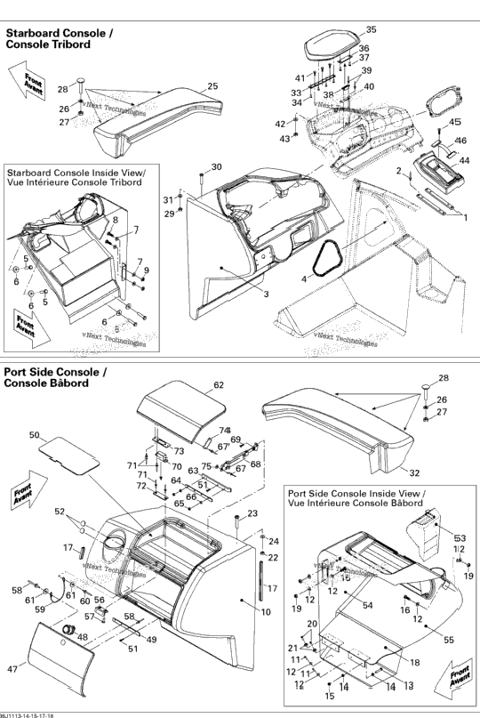Front Console And Glove Box
