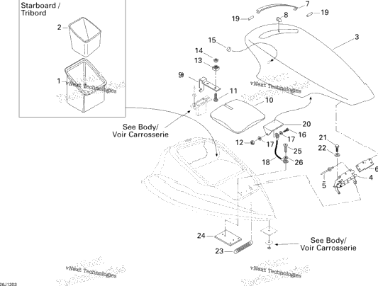 Storage Compartment, Front