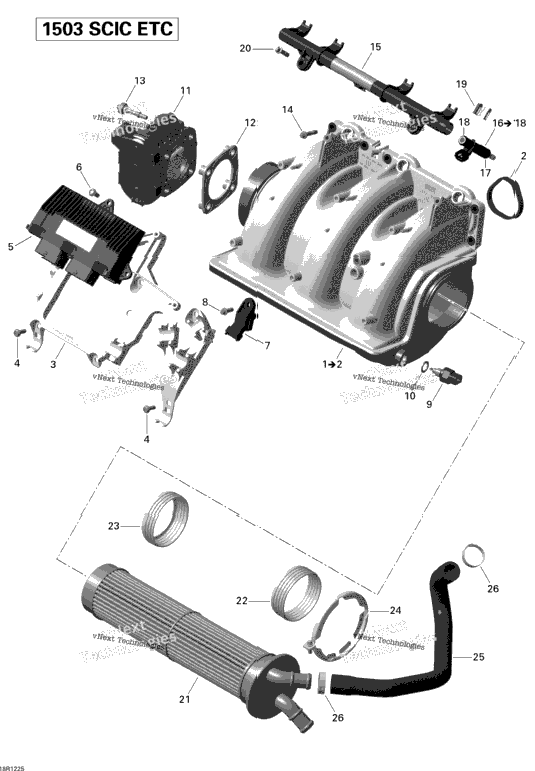 Air Intake Manifold And Throttle Body 3_180 Challenger