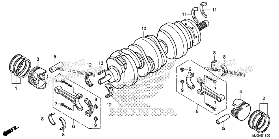 Crankshaft + Piston
