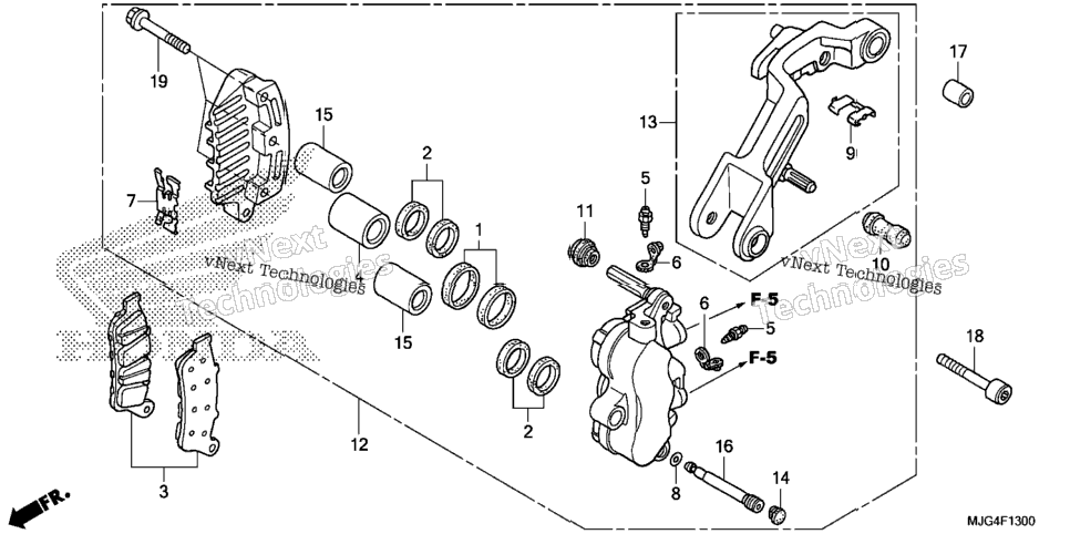 Left Front Brake Caliper