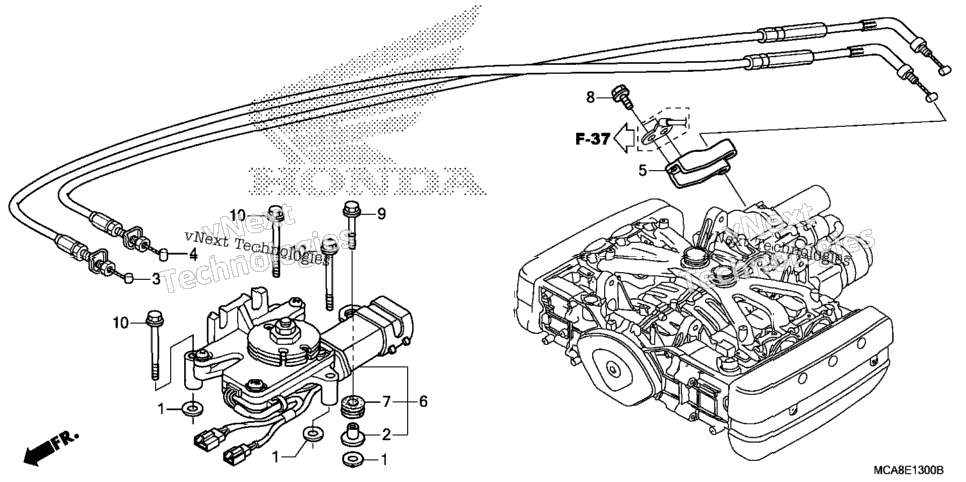 Reverse Shift Actuator