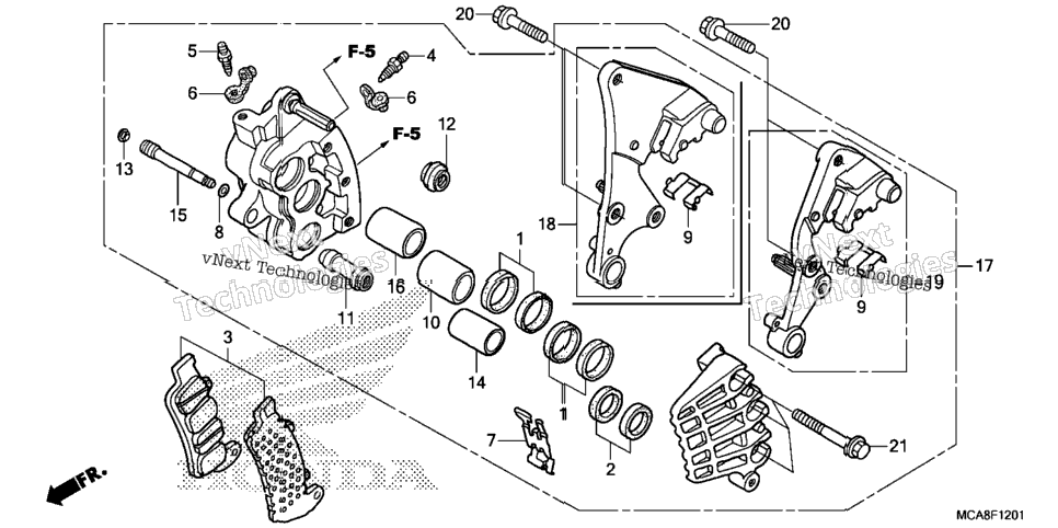 Right Front Brake Caliper (Abs)