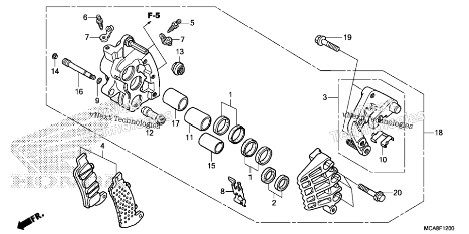Right Front Brake Caliper