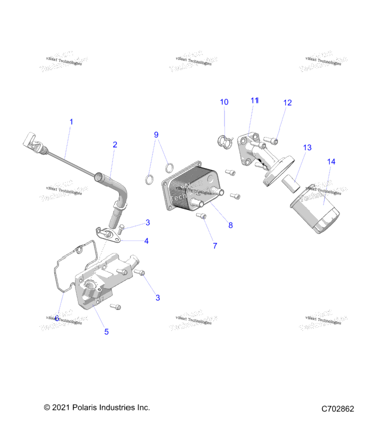 Engine, Dipstick And Oil Filter
