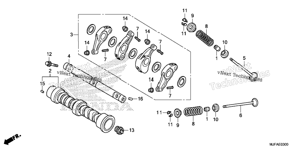 Camshaft + Valve