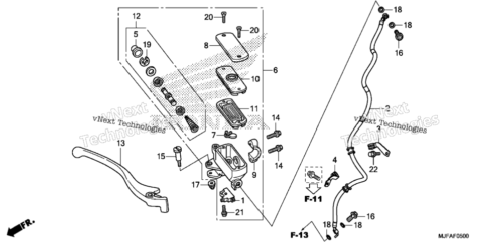 Front Brake Master Cylinder (1)