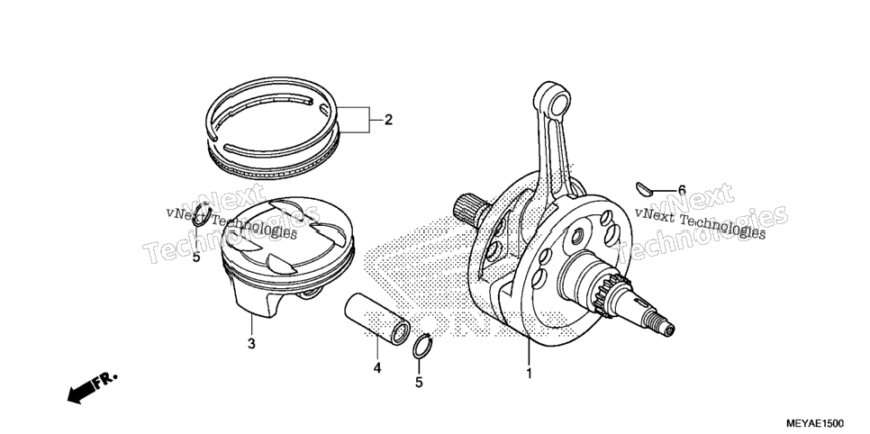 Crankshaft + Piston