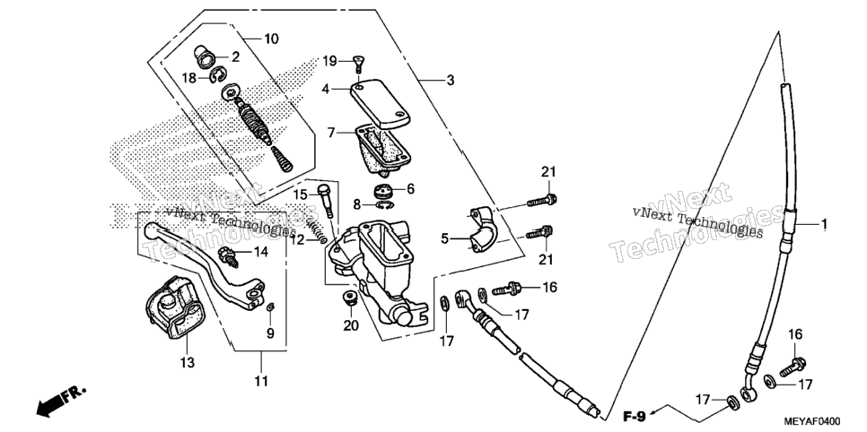 Front Brake Master Cylinder