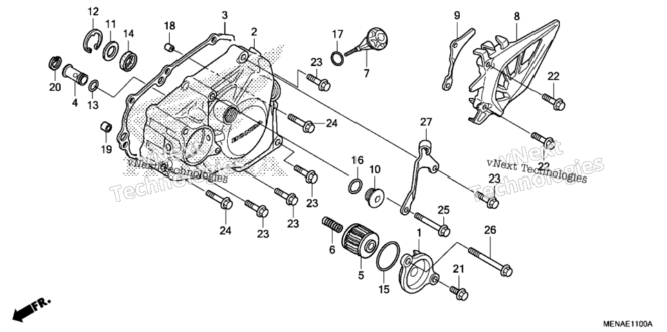 Left Crankcase Cover