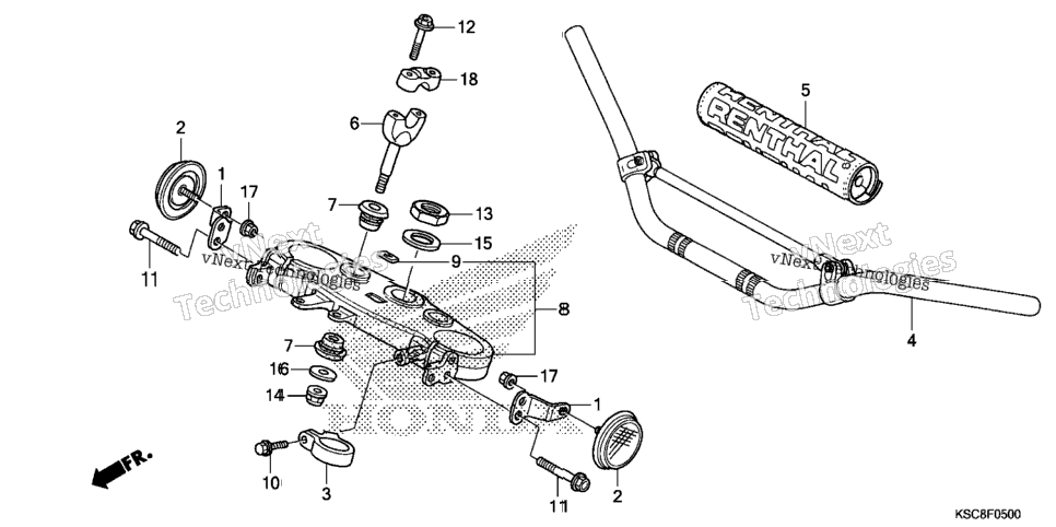 Handlebar + Top Bridge