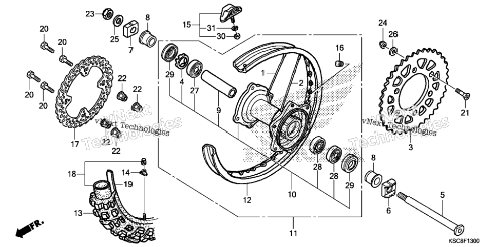Rear Wheel