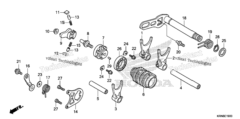 Gearshift Drum