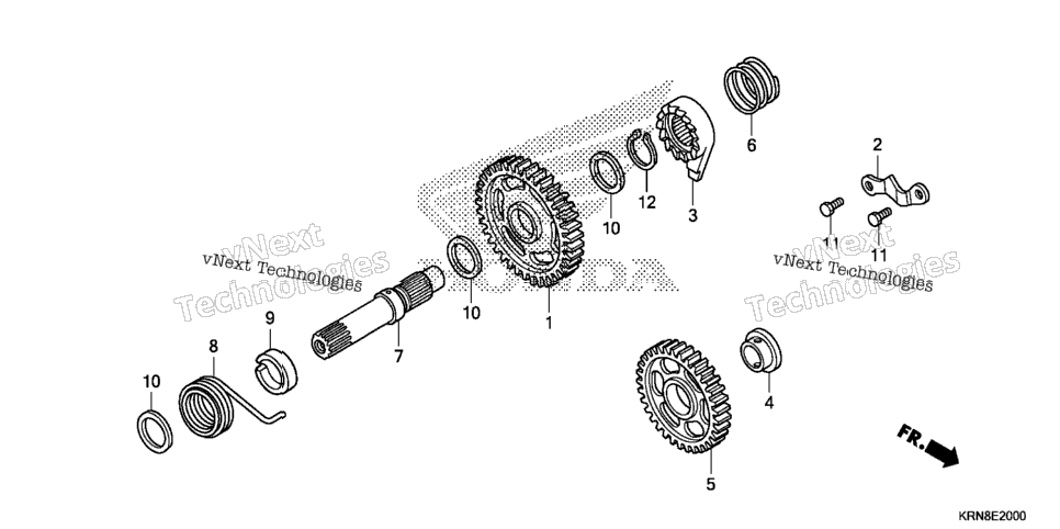 Kick Starter Spindle