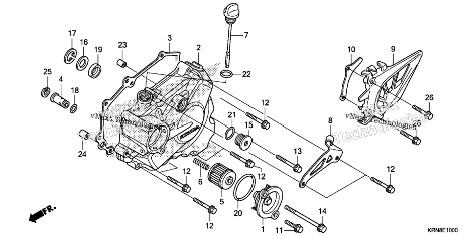 Left Crankcase Cover