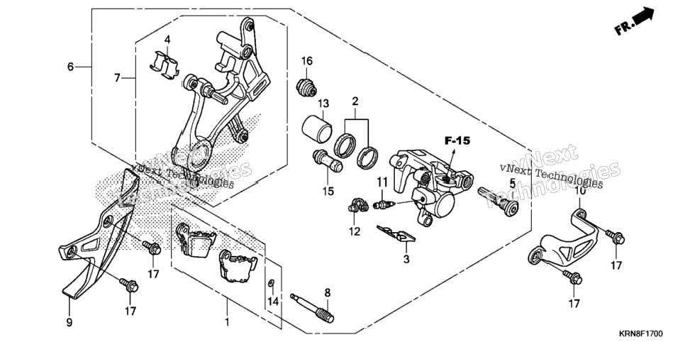 Rear Brake Caliper