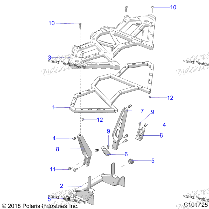 Body, Rear Rack A24sgs95ct/S95ft