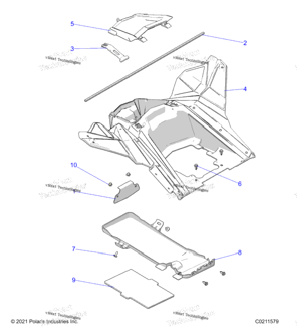 Body, Storage, Rear A24sgs95ct/S95ft