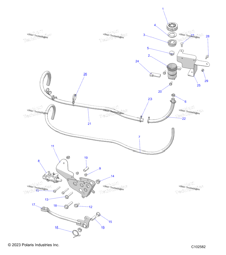 Brakes, Brake Pedal & Master Cylinder A24sgs95ct/S95ft