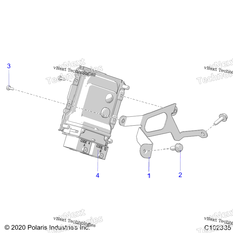 Electrical, Ecu Mounting A24sgs95ct/S95ft