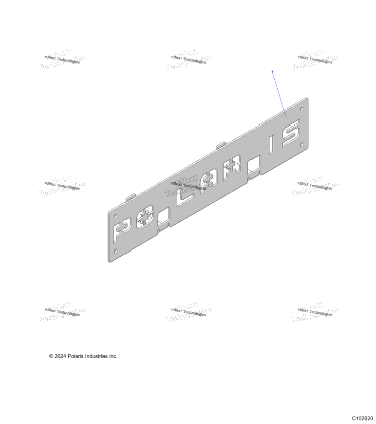 Electrical, Front License Bracket A24sgs95ft