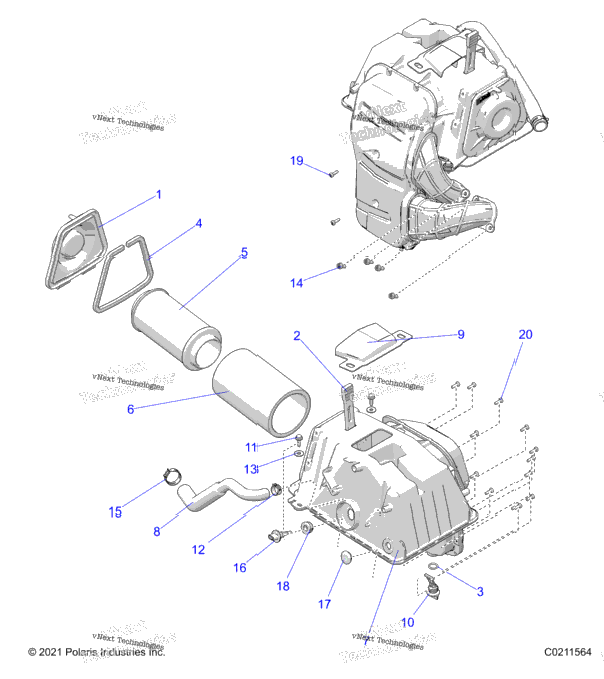 Engine, Air Intake A24sgs95ct/S95ft