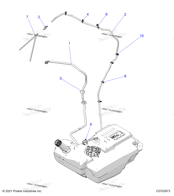 Fuel System, Lines, Std. Z24nee99fm/Z24nes99fm/Cm